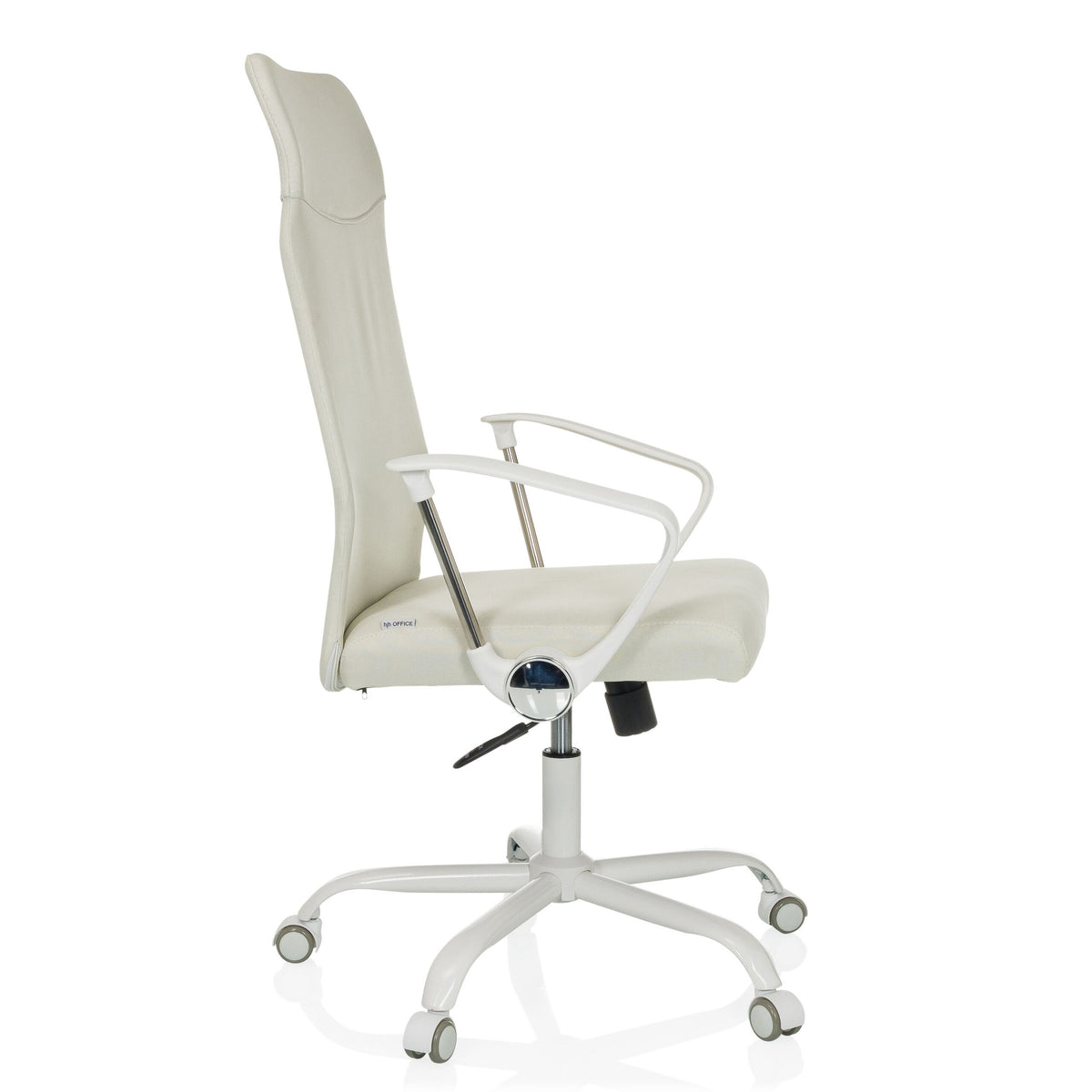 hjh OFFICE Bürostuhl Drehstuhl Home Office STRYKA W Stoff Armlehnen Beige St207 - 4064323107743