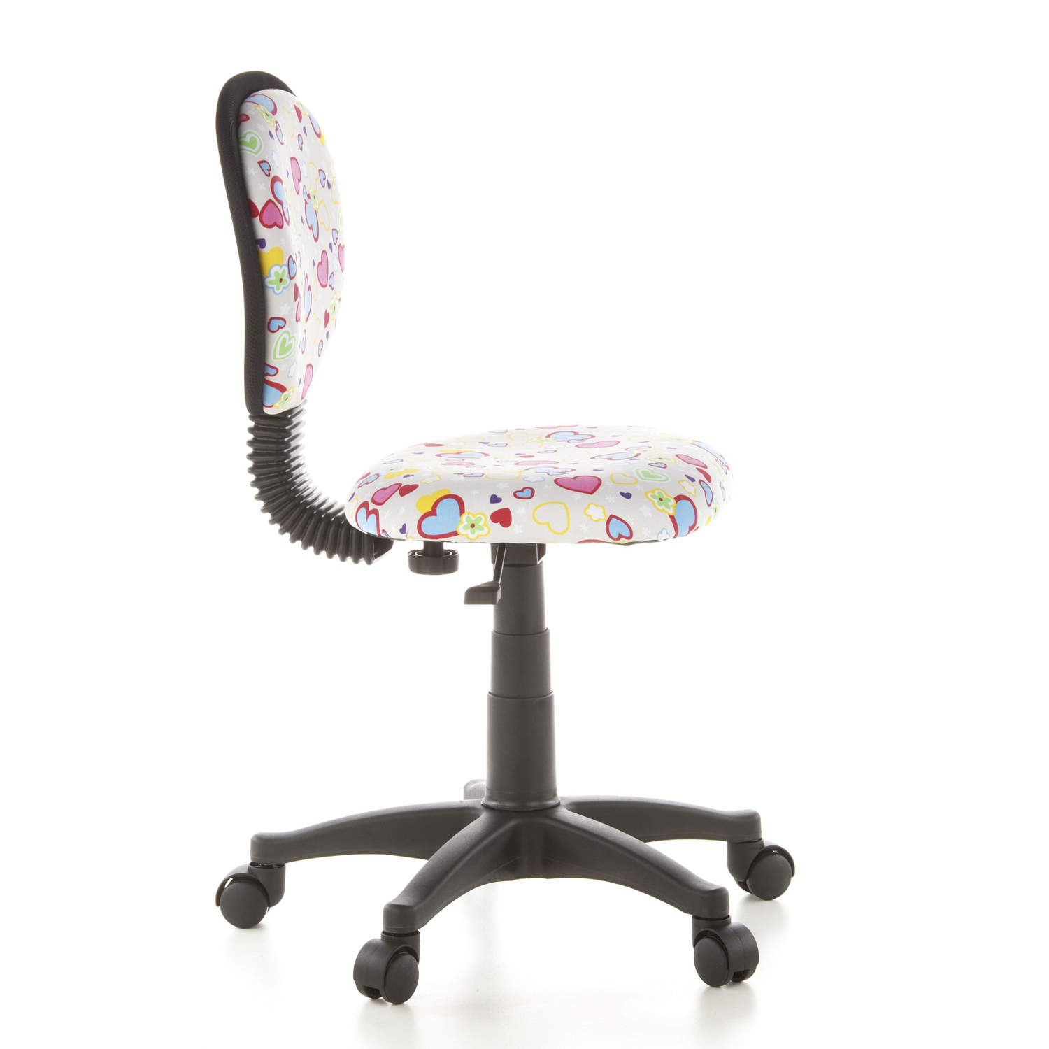 B-Ware Hjh Office Kinderschreibtischstuhl Kinderstuhl Sitz Drehstuhl Flowers & Hearts - 4260182538876