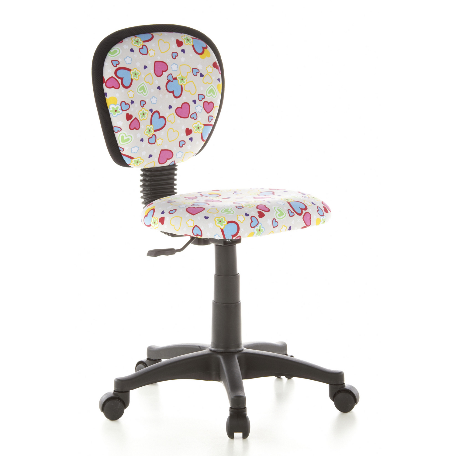 B-Ware Hjh Office Kinderschreibtischstuhl Kinderstuhl Sitz Drehstuhl Flowers & Hearts - 4260182538876