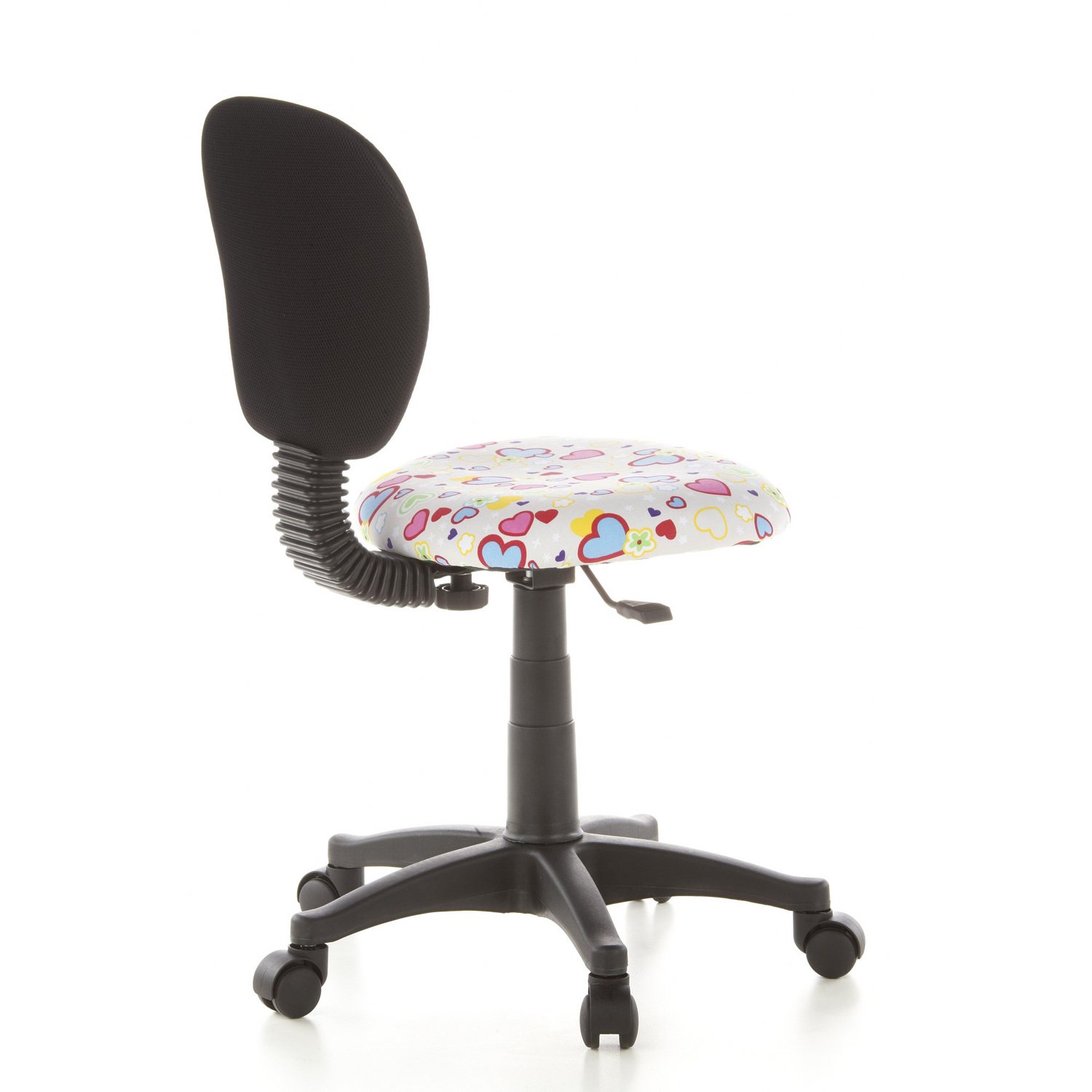 B-Ware Hjh Office Kinderschreibtischstuhl Kinderstuhl Sitz Drehstuhl Flowers & Hearts - 4260182538876