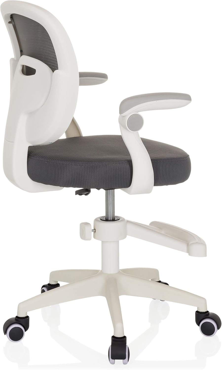 B-Ware Hjh Office Kinderdrehstuhl Kinderstuhl Kiddy Smart Abklappbare Armlehnen Grau - 4064323107255