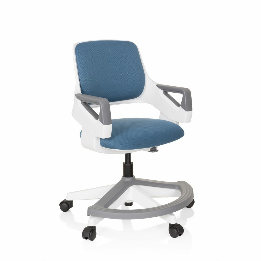 B-Ware Hjh Office Kinderstuhl Kid Flex Netzstoff Blau Grau Drehstuhl Bürostuhl Stuhl