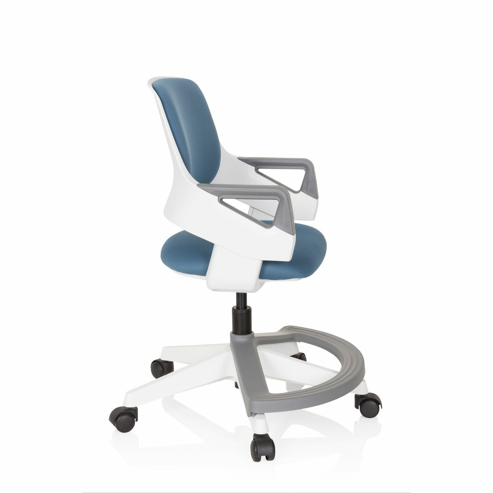 B-Ware Hjh Office Kinderstuhl Kid Flex Netzstoff Blau Grau Drehstuhl Bürostuhl Stuhl