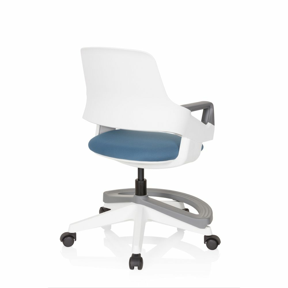 B-Ware Hjh Office Kinderstuhl Kid Flex Netzstoff Blau Grau Drehstuhl Bürostuhl Stuhl
