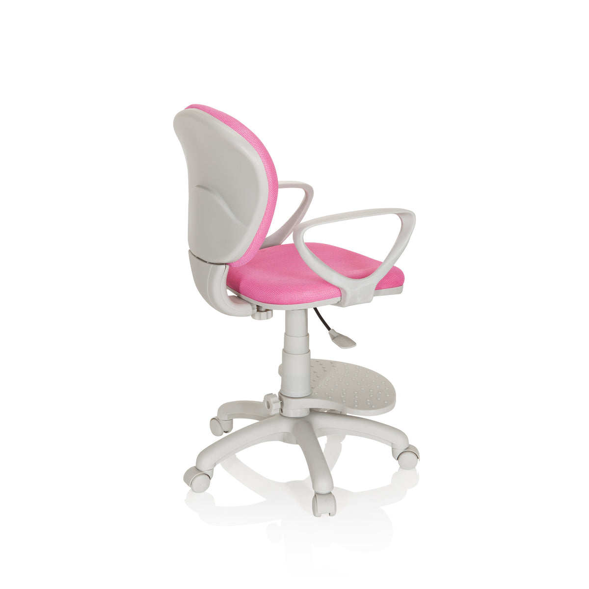 hjh OFFICE Kinderstuhl Kinderschreibtischstuhl KID COLOUR G1 Stoff pink Stuhl - 4064323000044