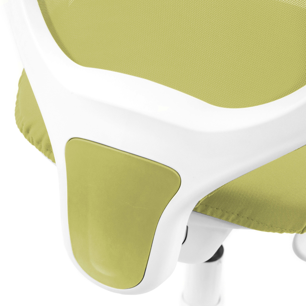 B-Ware Hjh Office Kinderstuhl Kinderdrehstuhl Kid Ergo Höhenverstellbar Netzstoff Grün