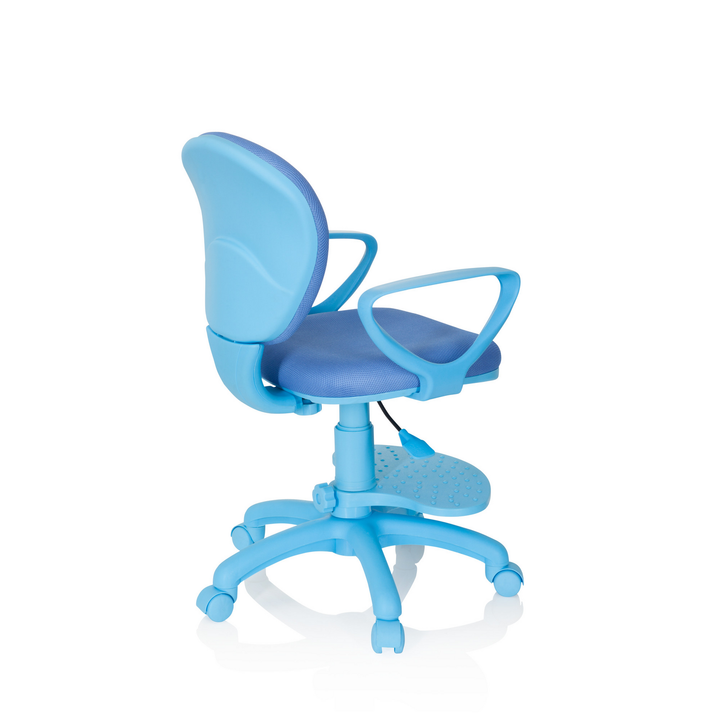 Hjh Office Kinderstuhl Kinderschreibtischstuhl Kid Colour Stoff Blau Stuhl Möbel B-Ware