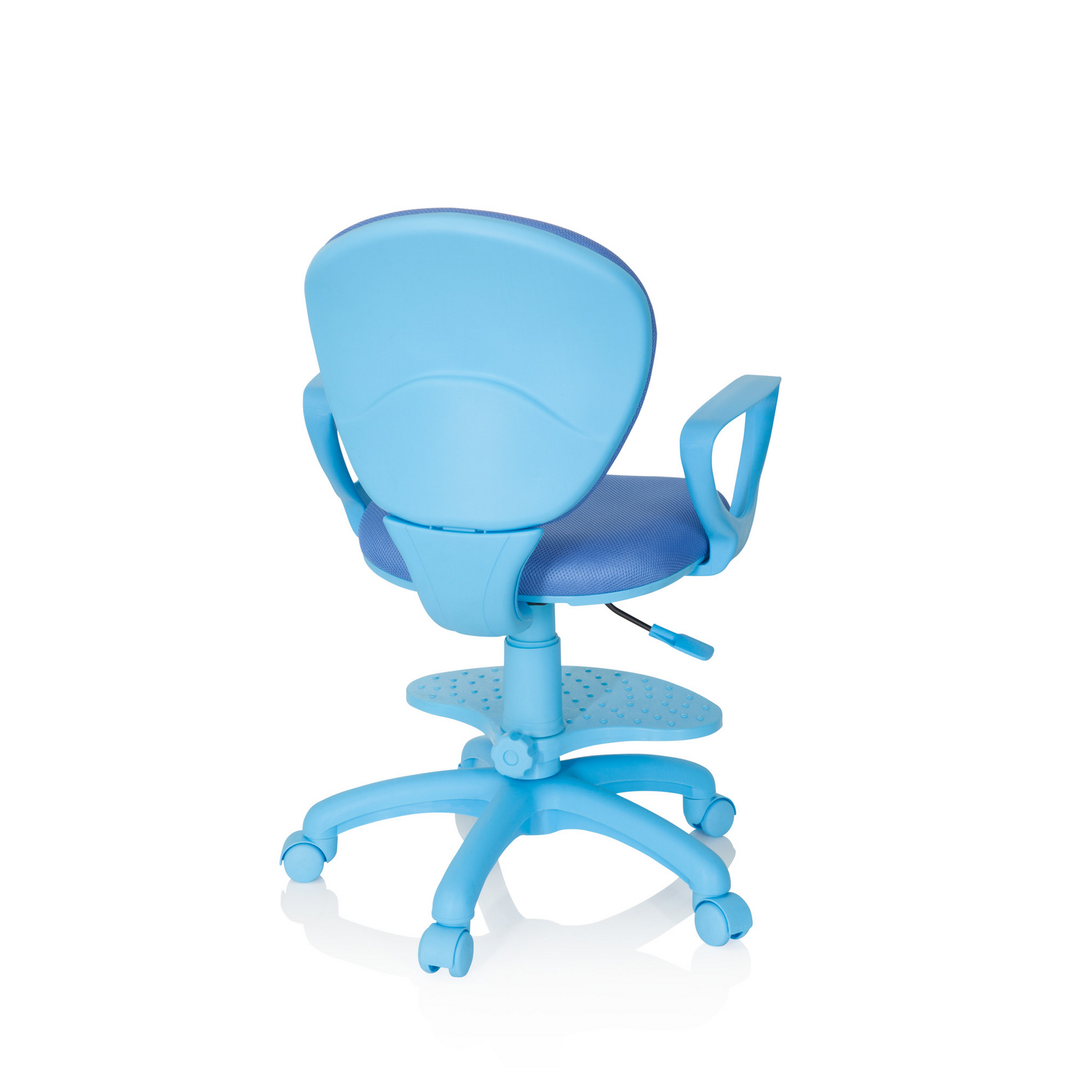 Hjh Office Kinderstuhl Kinderschreibtischstuhl Kid Colour Stoff Blau Stuhl Möbel B-Ware