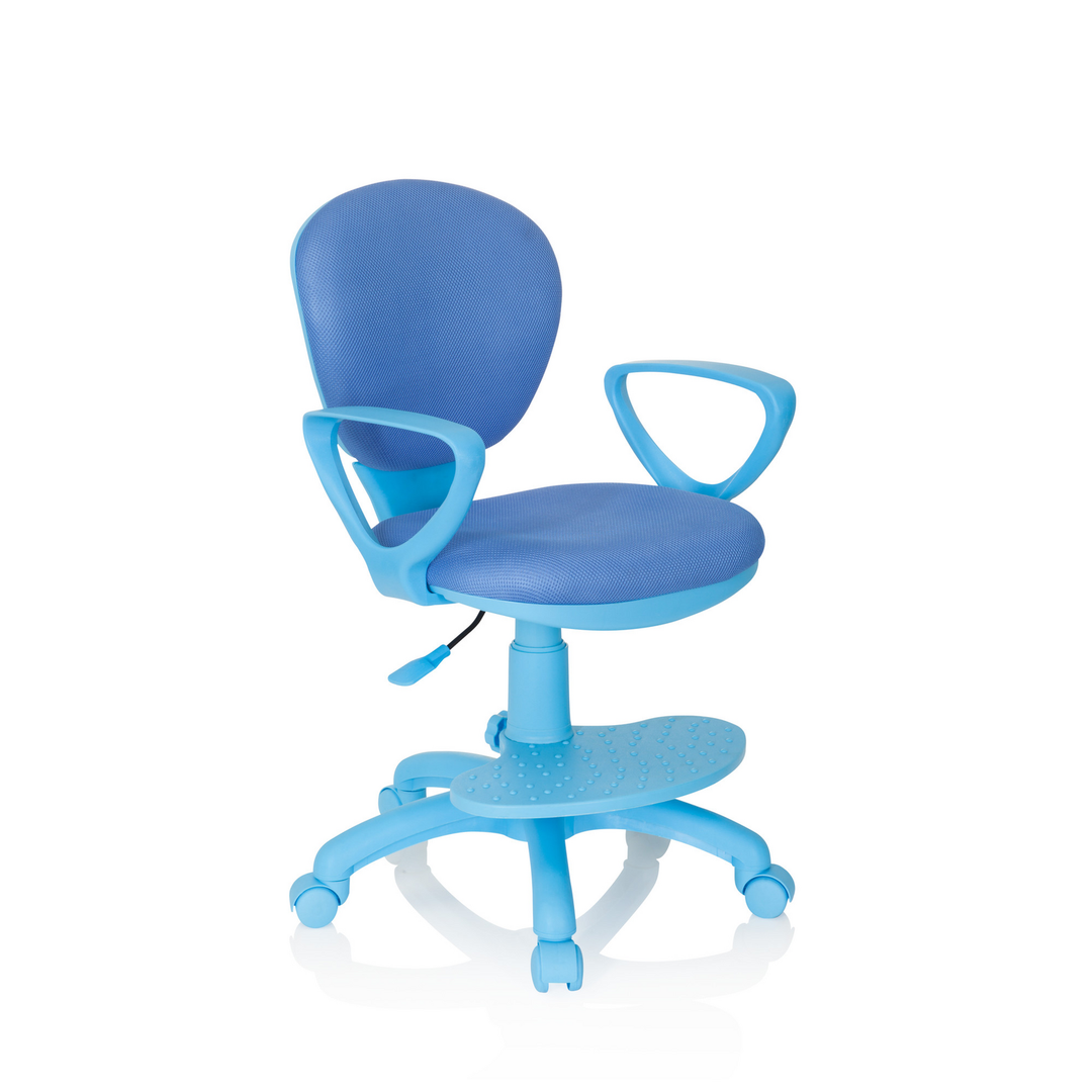 Hjh Office Kinderstuhl Kinderschreibtischstuhl Kid Colour Stoff Blau Stuhl Möbel B-Ware