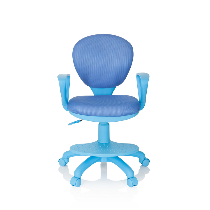 Hjh Office Kinderstuhl Kinderschreibtischstuhl Kid Colour Stoff Blau Stuhl Möbel B-Ware