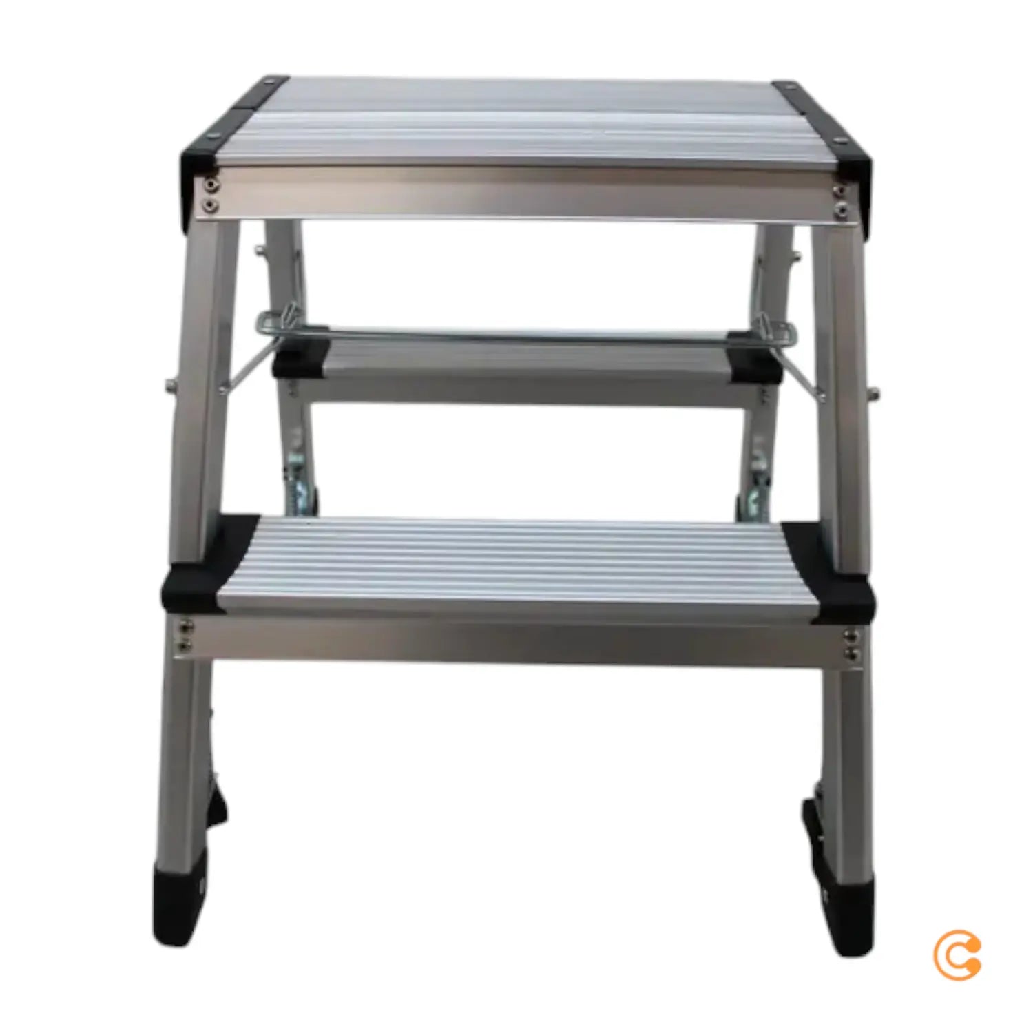 B-Ware Hjh Office Klappleiter Solid Vi Aluminium 2 Stufen Trittleiter Siehe Text/Foto - 4251084696603