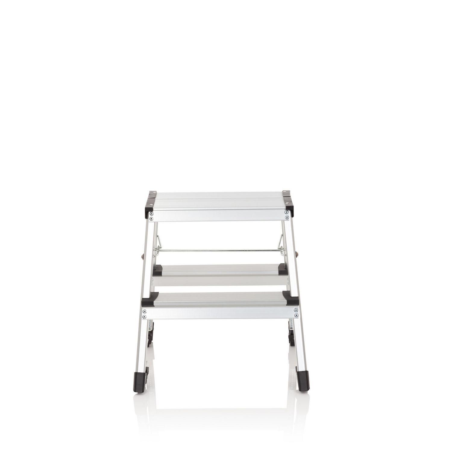 B-Ware Hjh Office Klappleiter Solid Vi Aluminium 2 Stufen Leiter Stehleiter Trittleiter - 4251084696603