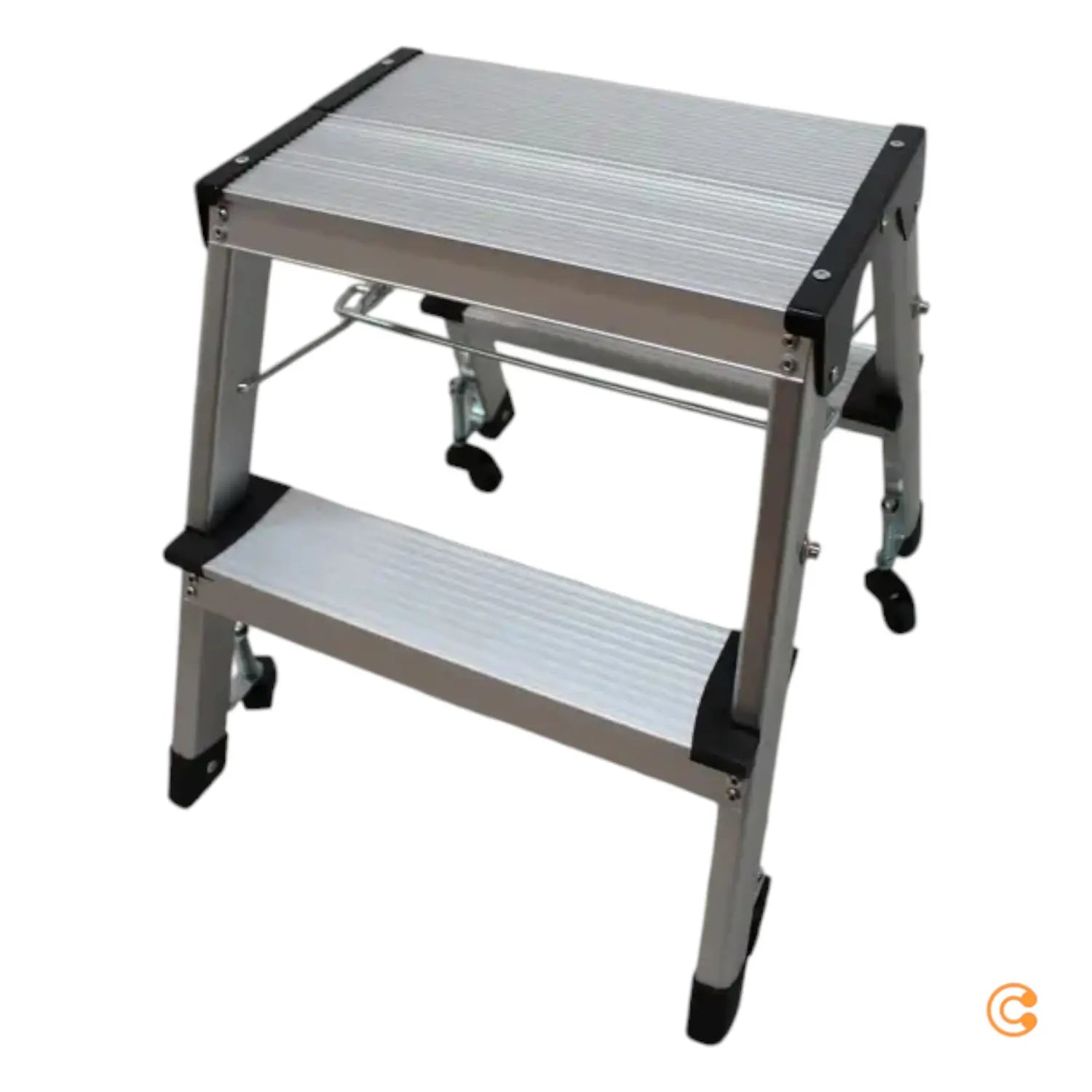 B-Ware Hjh Office Klappleiter Solid Vi Aluminium 2 Stufen Trittleiter Siehe Text/Foto - 4251084696603