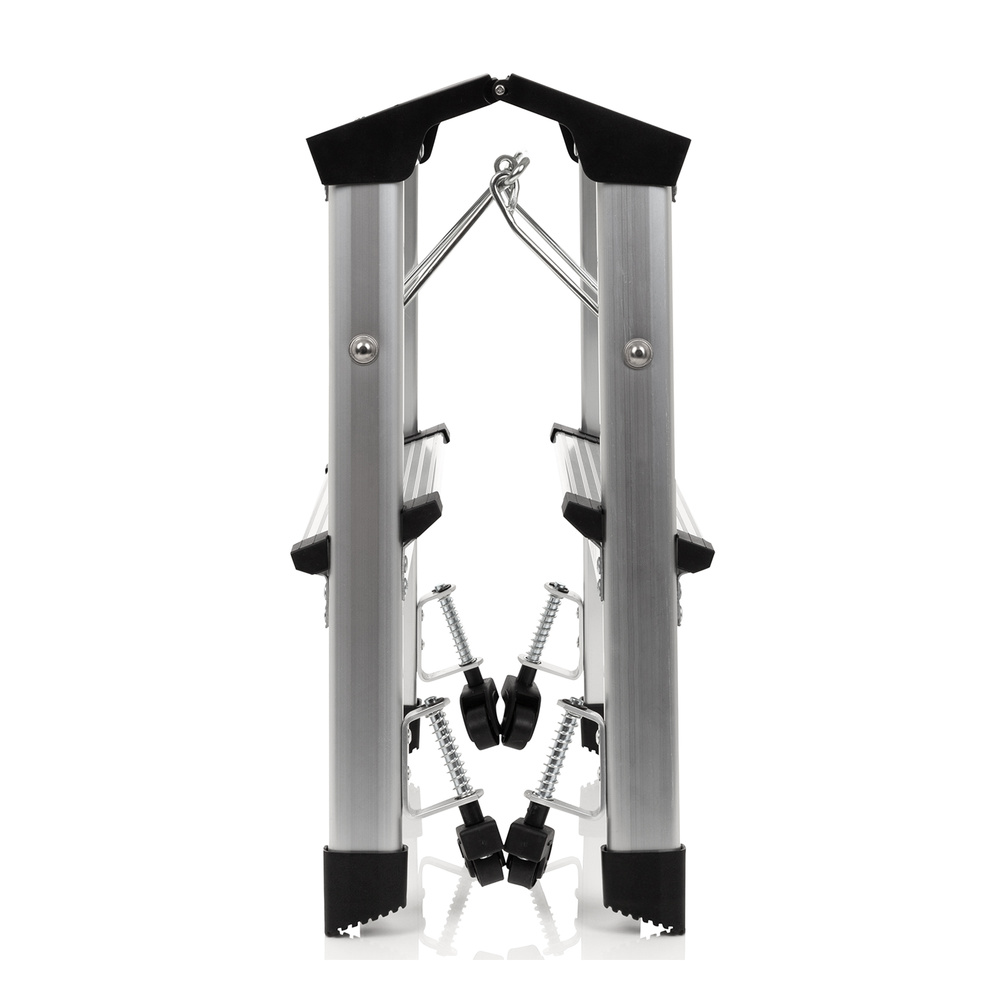 B-Ware Hjh Office Klappleiter Solid Vi Aluminium 2 Stufen Leiter Stehleiter Trittleiter - 4251084696603