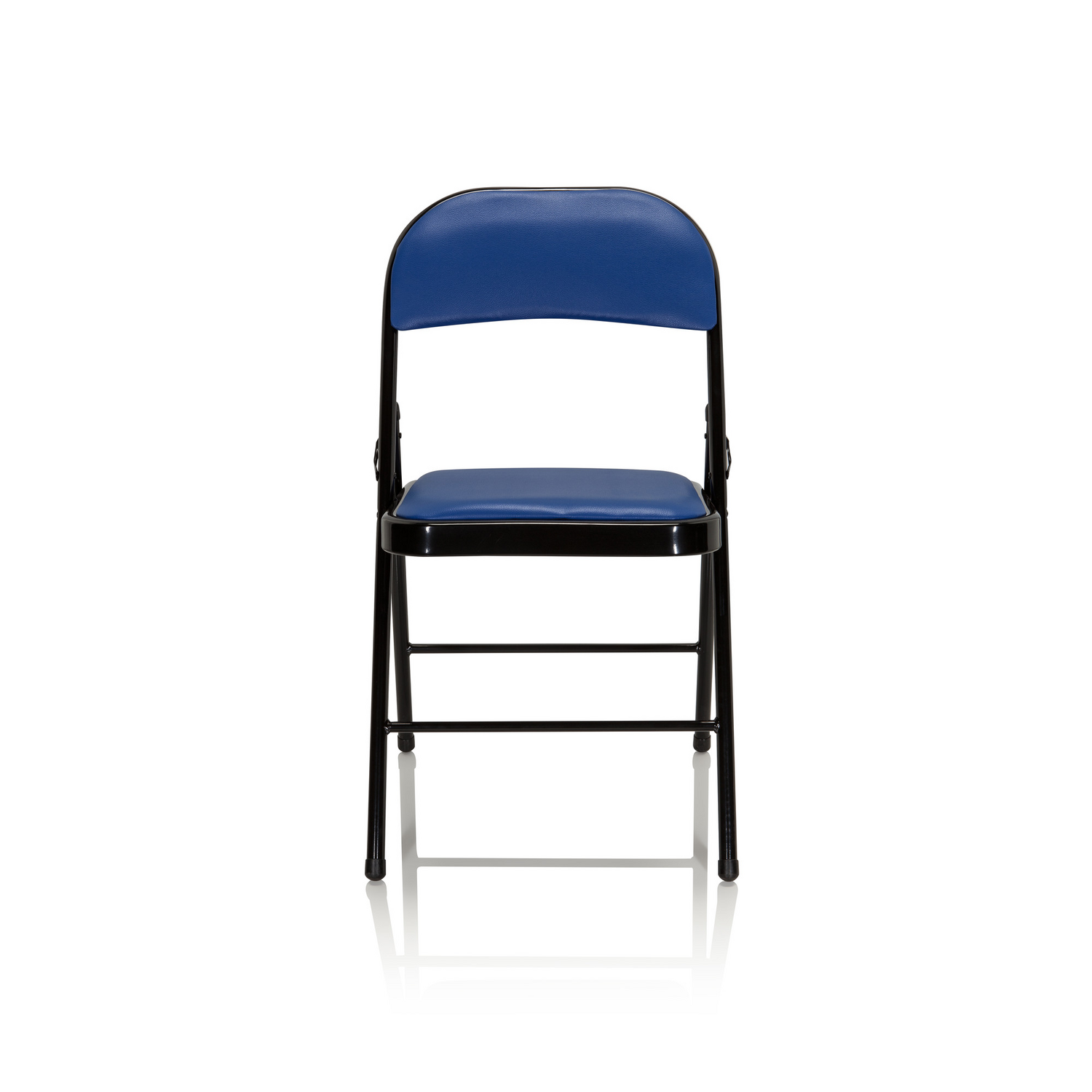 B-Ware Hjh Office Klappstuhl Stuhl Konferenzstuhl Blau Kunstleder Tudela 821 - 4251084696801