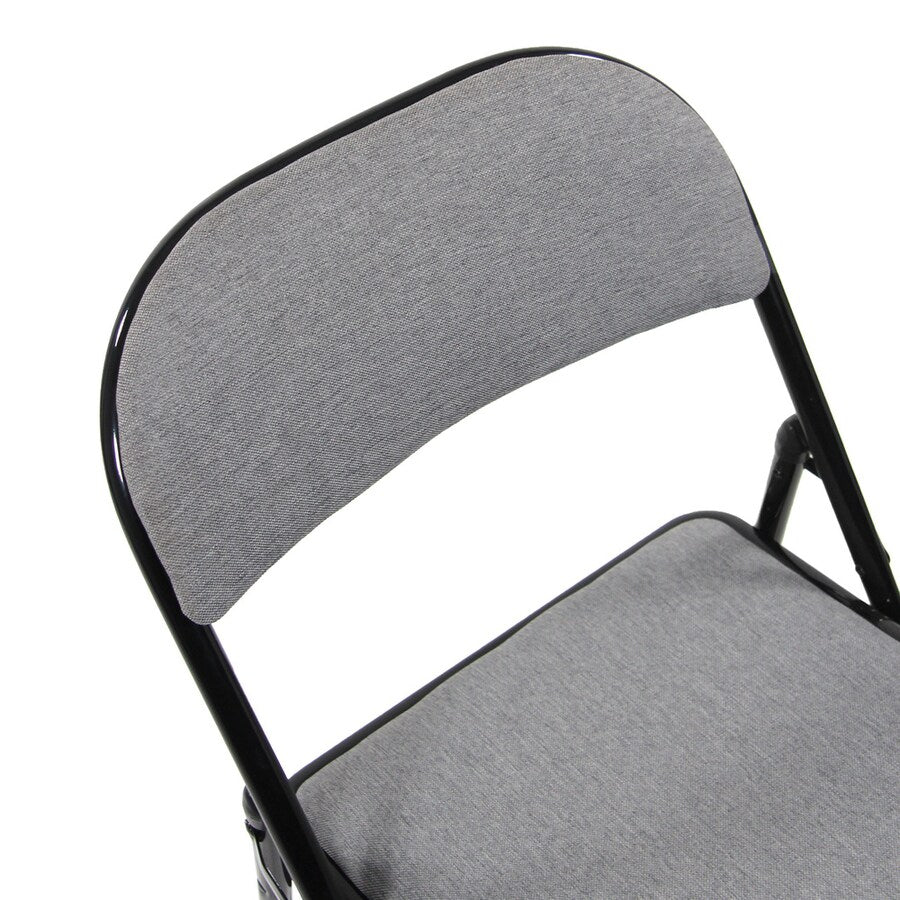 hjh OFFICE Konferenzstuhl Besucherstuhl Klappstuhl  Stoff hellgrau Polyester - 3000380476