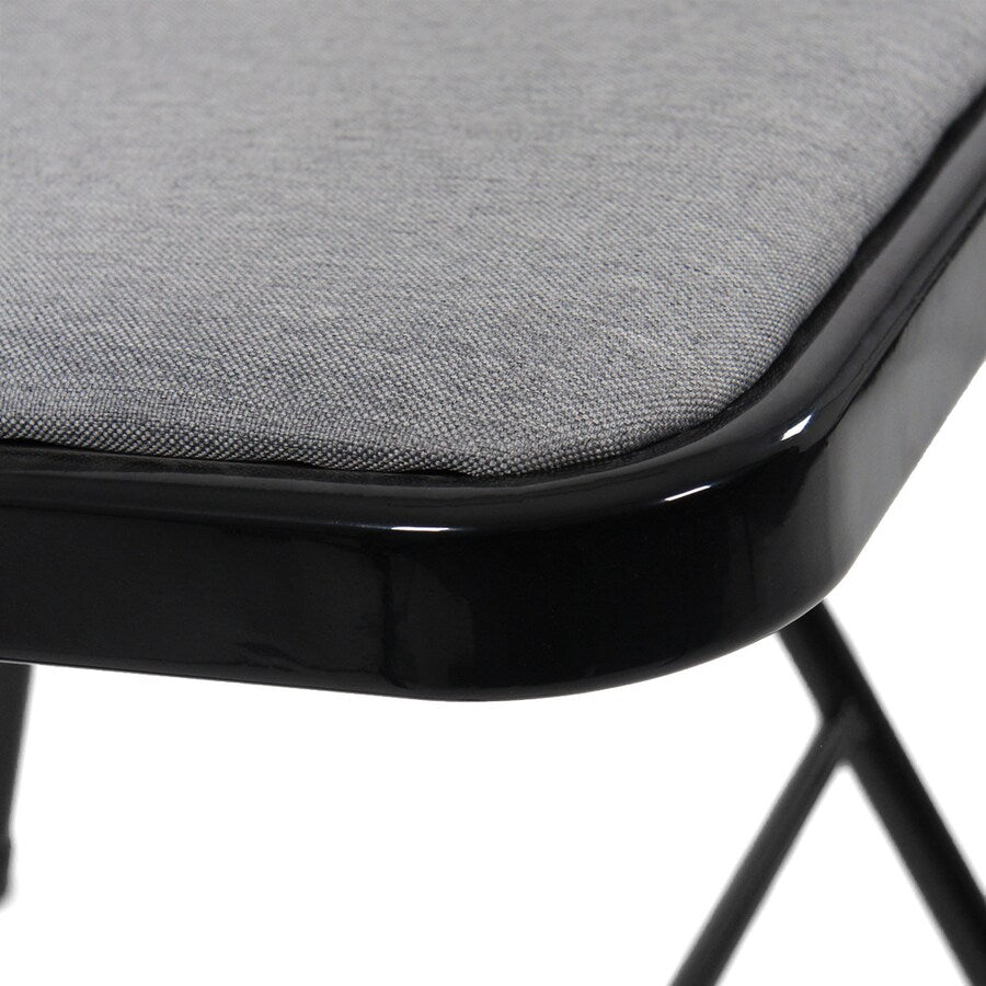 hjh OFFICE Konferenzstuhl Besucherstuhl Klappstuhl  Stoff hellgrau Polyester - 3000380476