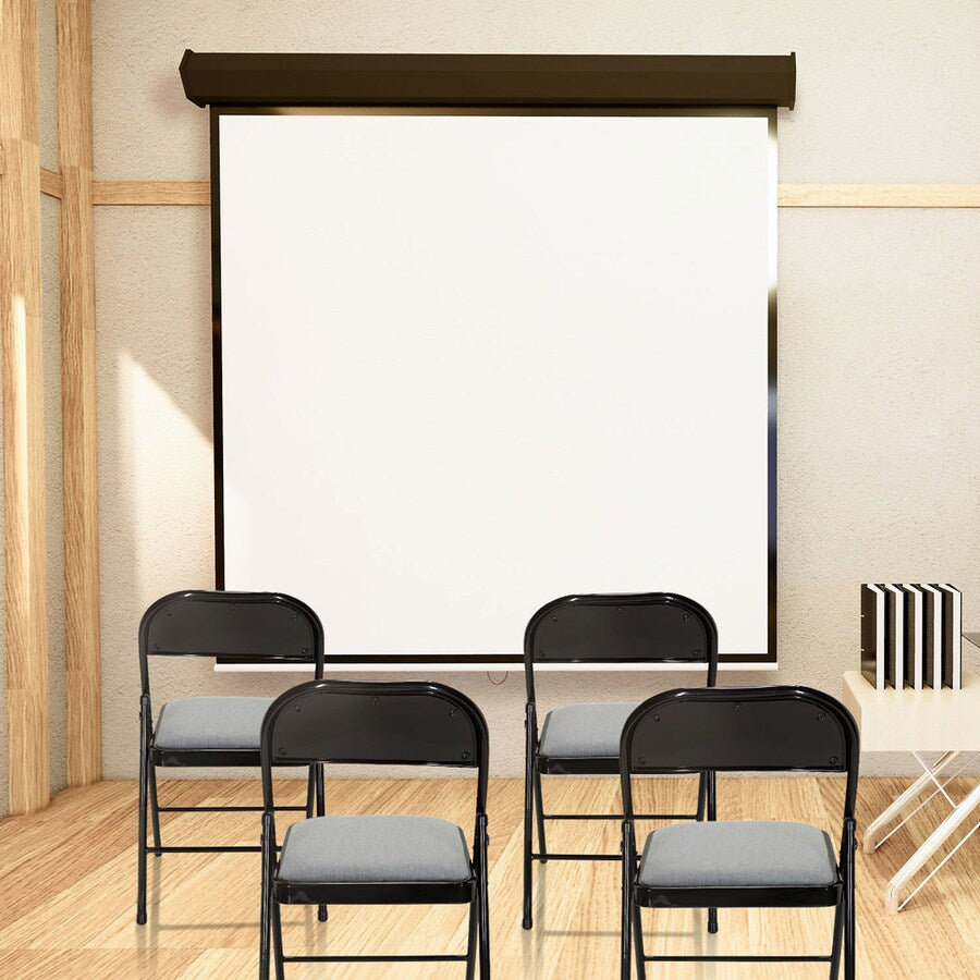 hjh OFFICE Konferenzstuhl Besucherstuhl Klappstuhl  Stoff hellgrau Polyester - 3000380476