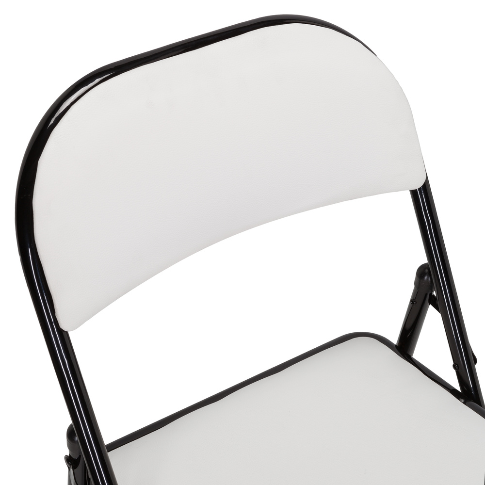 B-Ware Hjh Office Konferenzstuhl / Besucherstuhl / Klappstuhl Tudela Pu Weiß Stuhl S510 - 4251084696795