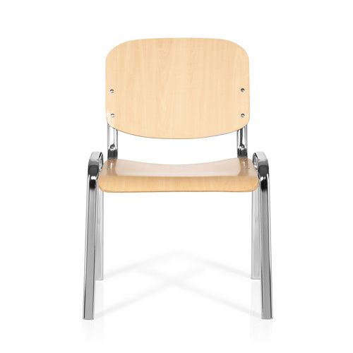 B-Ware Hjh Office Konferenzstuhl Besucherstuhl Stuhl Xt 600 Chrom/Buche Siehe Text - 4260284082680