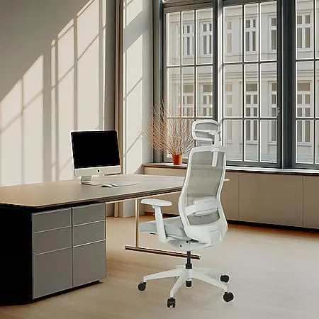 B-Ware Hjh Office Kopfstütze Weiß Netzstoff Zubehör Passend Für Alle Colore Bürostü111 - 4064323106661