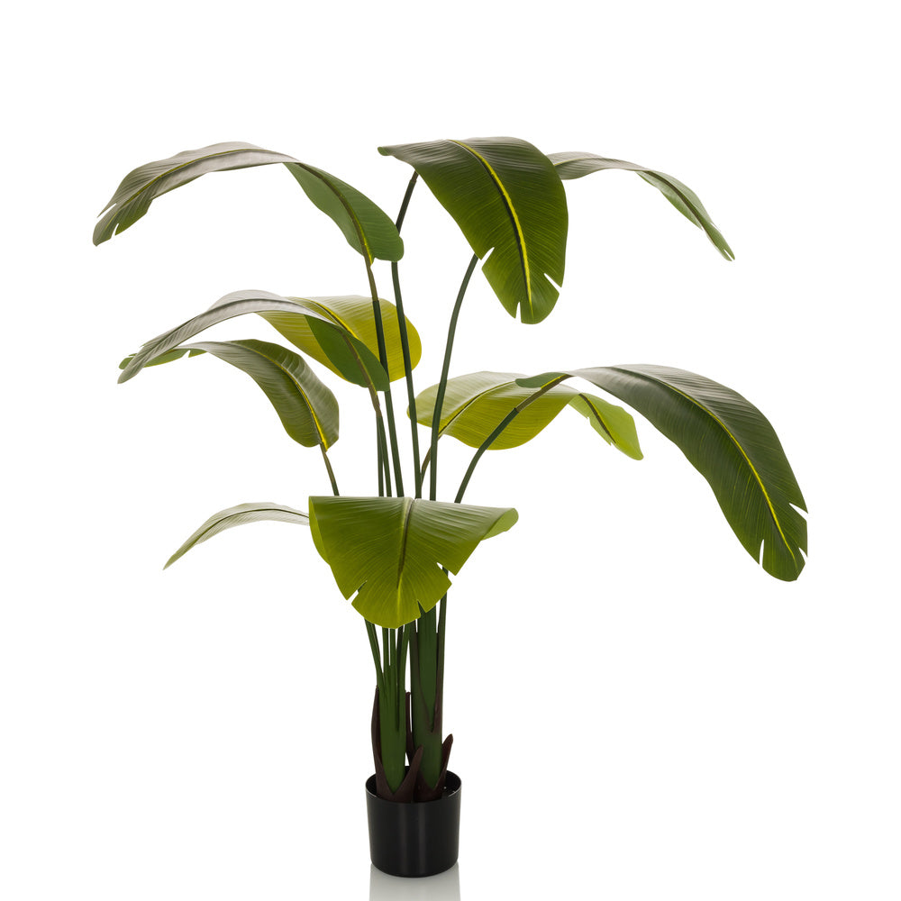 hjh OFFICE Kunstpflanze Kunstbaum Banane Pflanze Kunst-Pflanze 170 cm grün Deko - 4064323036463