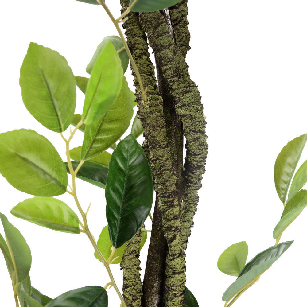 hjh OFFICE Kunstpflanze Kunstbaum Zitronenbaum LEMON Deko 135 cm grün künstlich - 4064323036531