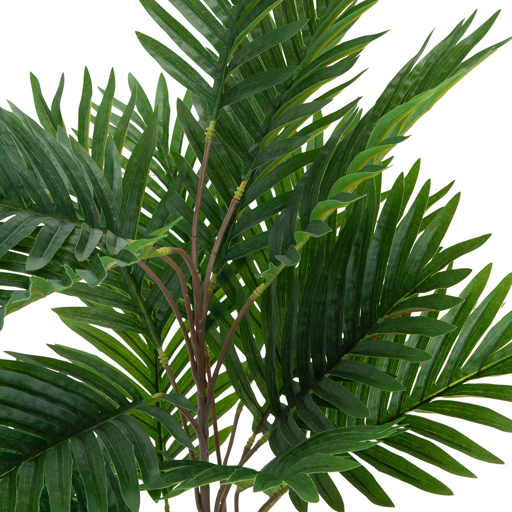 Hjh Office Kunstpflanze Palme Areca Grün Goldfruchtpalme 70cm Kunststoff171 B-Ware