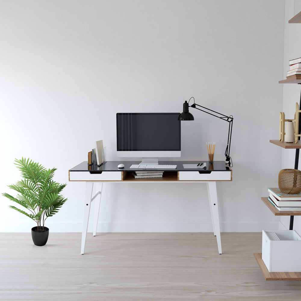 Hjh Office Kunstpflanze Palme Areca Grün Goldfruchtpalme 70cm Kunststoff171 B-Ware