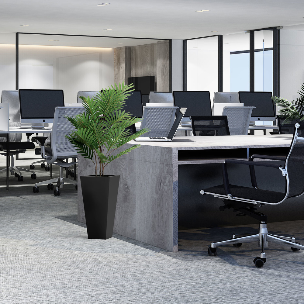 Hjh Office Kunstpflanze Palme Areca Grün Goldfruchtpalme 70cm Kunststoff171 B-Ware