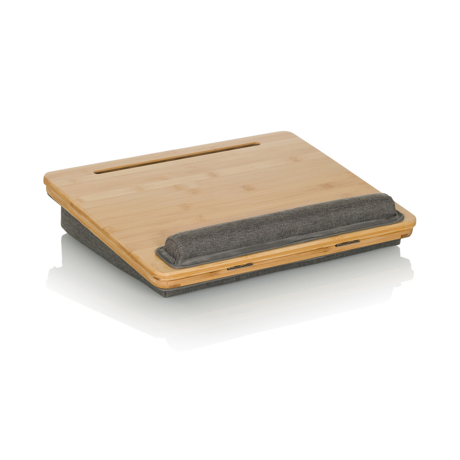 Hjh Office Laptopunterlage Kissen Laptopkissen Tabletständer 42x34cm Braun Grau B-Ware