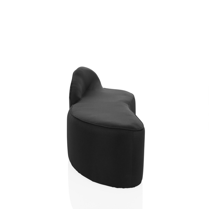 Hjh Office Loungesofa Empfangssofa Baracoa Stoff Schwarz Sofa Möbel Couch Möbel B-Ware - 4064323037934