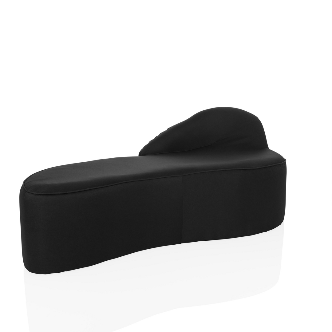 Hjh Office Loungesofa Empfangssofa Baracoa Stoff Schwarz Sofa Möbel Couch Möbel B-Ware - 4064323037934