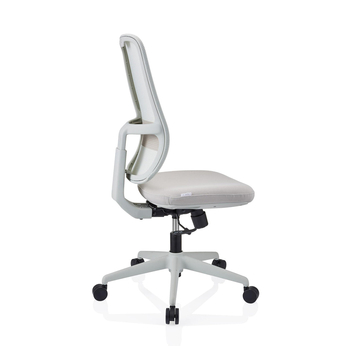 hjh OFFICE Bürostuhl Drehstuhl Stuhl Netzstoff Weiß Minoro W Rückenlehne - 4064323108818