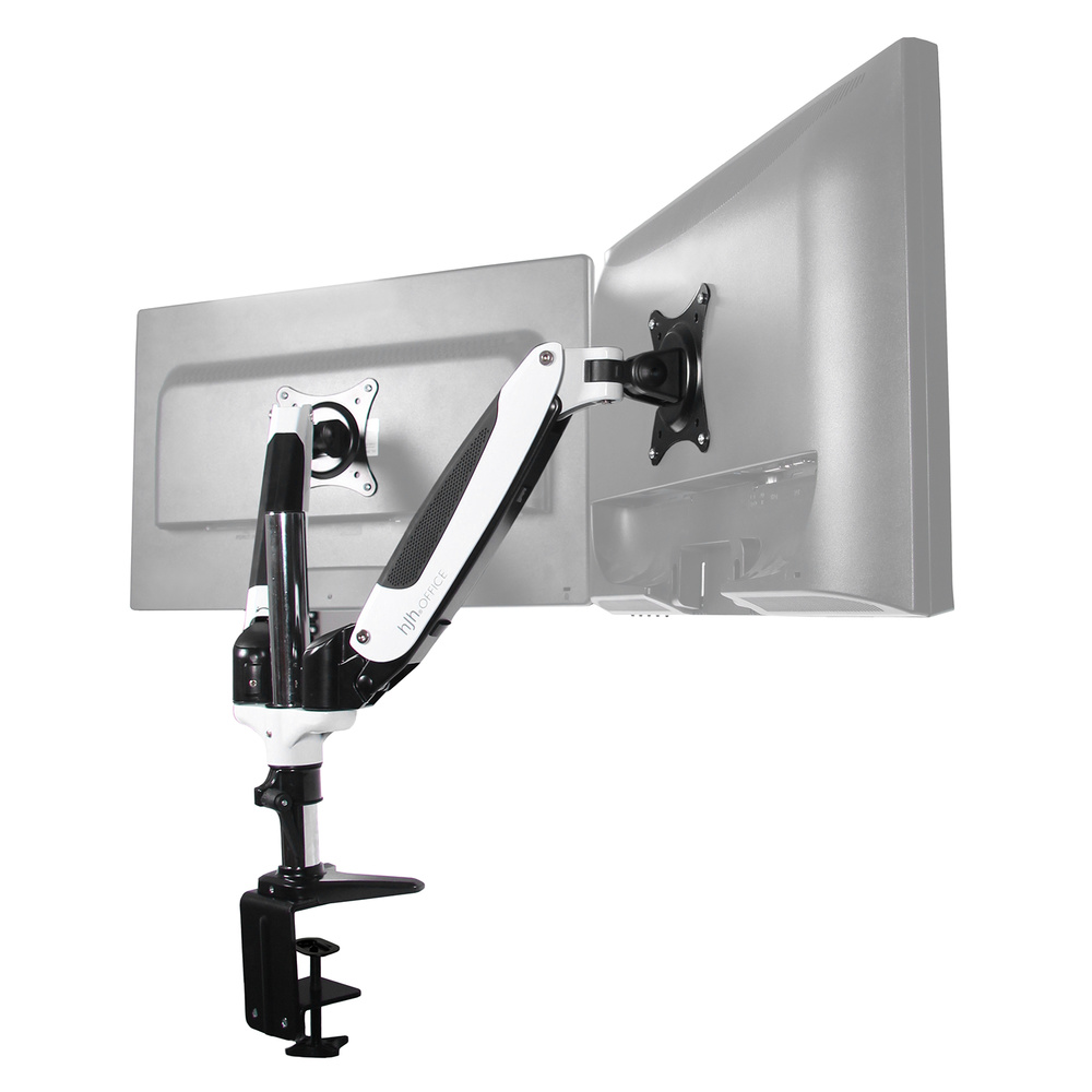 Hjh Office Monitorhalterung Vm Mg2 S 2 Monitore 15   27 Zoll Schwarz Halterung B-Ware