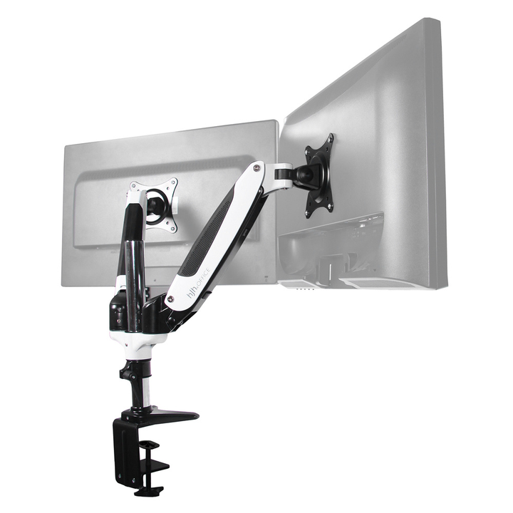 Hjh Office Monitorhalterung Vm Mg2 S 2 Monitore 15   27 Zoll Schwarz Halterung B-Ware