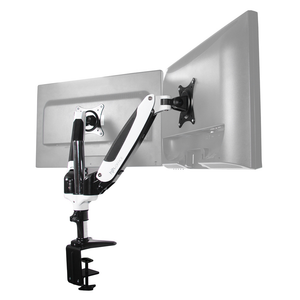 Support de moniteur de bureau Hjh Vm Mg2 S pour 2 moniteurs de 15 à 27 pouces, noir (article de seconde main).