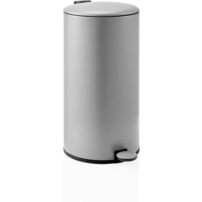 B-Ware Hjh Office Mülleimer Abfalleimer Treteimer Clean Step 2 Grau Metall 30 Liter - 4064323109372