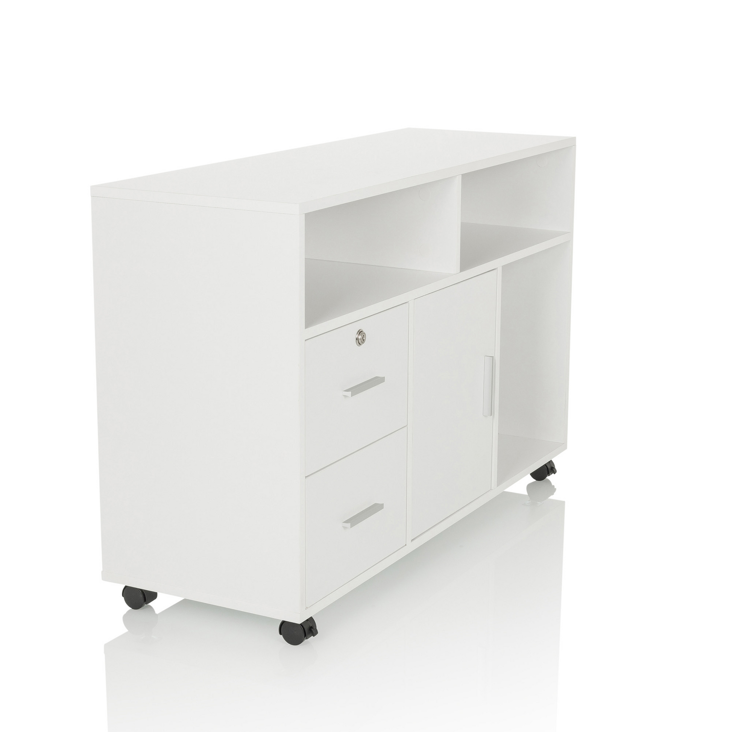 B-Ware Hjh Office Organiser Pro 100x35x65 Rollcontainer Mobiler Aktenschrank