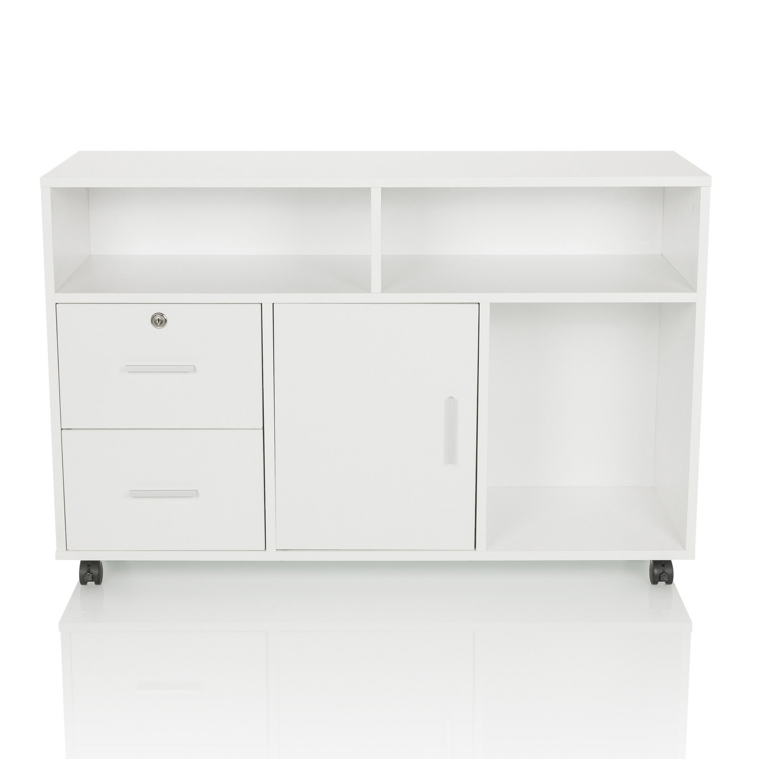 B-Ware Hjh Office Organiser Pro 100x35x65 Rollcontainer Mobiler Aktenschrank