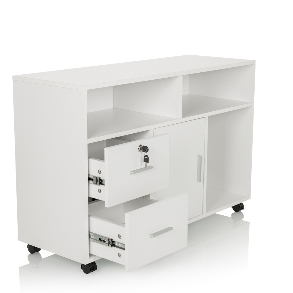 B-Ware Hjh Office Organiser Pro 100x35x65 Rollcontainer Mobiler Aktenschrank