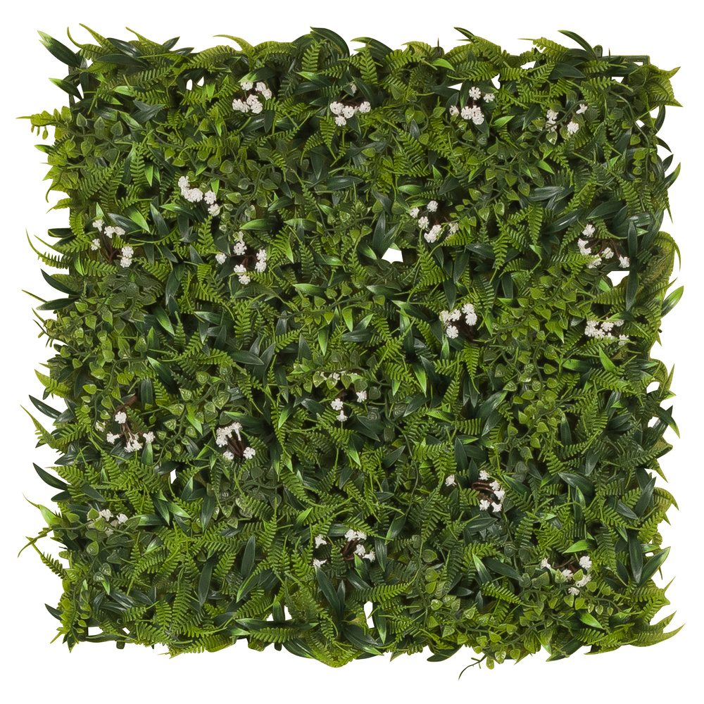 Hjh Office Pflanzenmatte Wanddekor Kunstpflanze Grün Kunststoff 50x50 Cm Matte B-Ware - 4064323037156