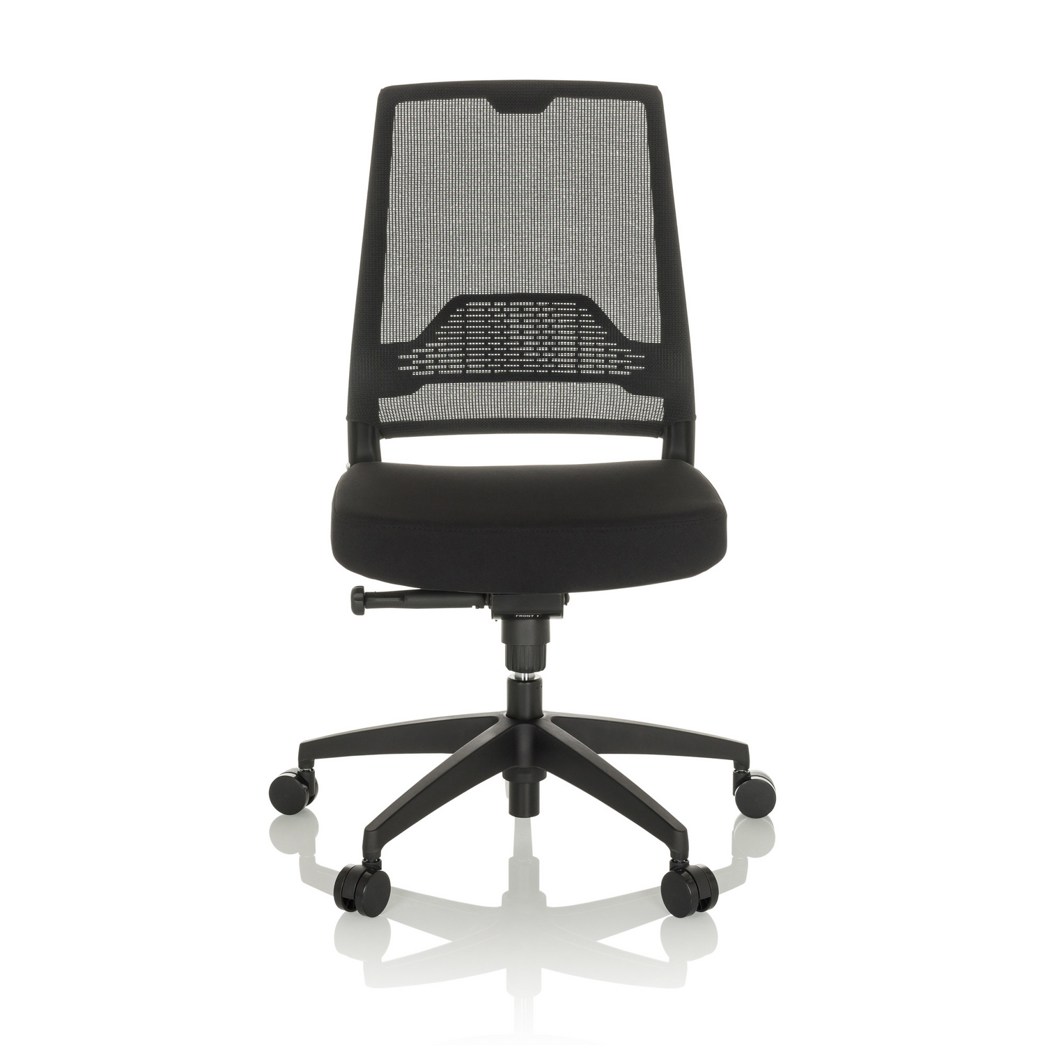 B-Ware Hjh Office Bürostuhl Chefsessel Drehstuhl Netzstoff Lendenstütze Schwarz - 4064323036111