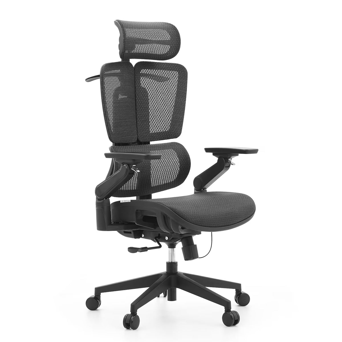 hjh OFFICE Bürostuhl Drehstuhl Sitzgelegenheit Ergo U2 Pro3 Netzstoff Schwarz - 4064323108405