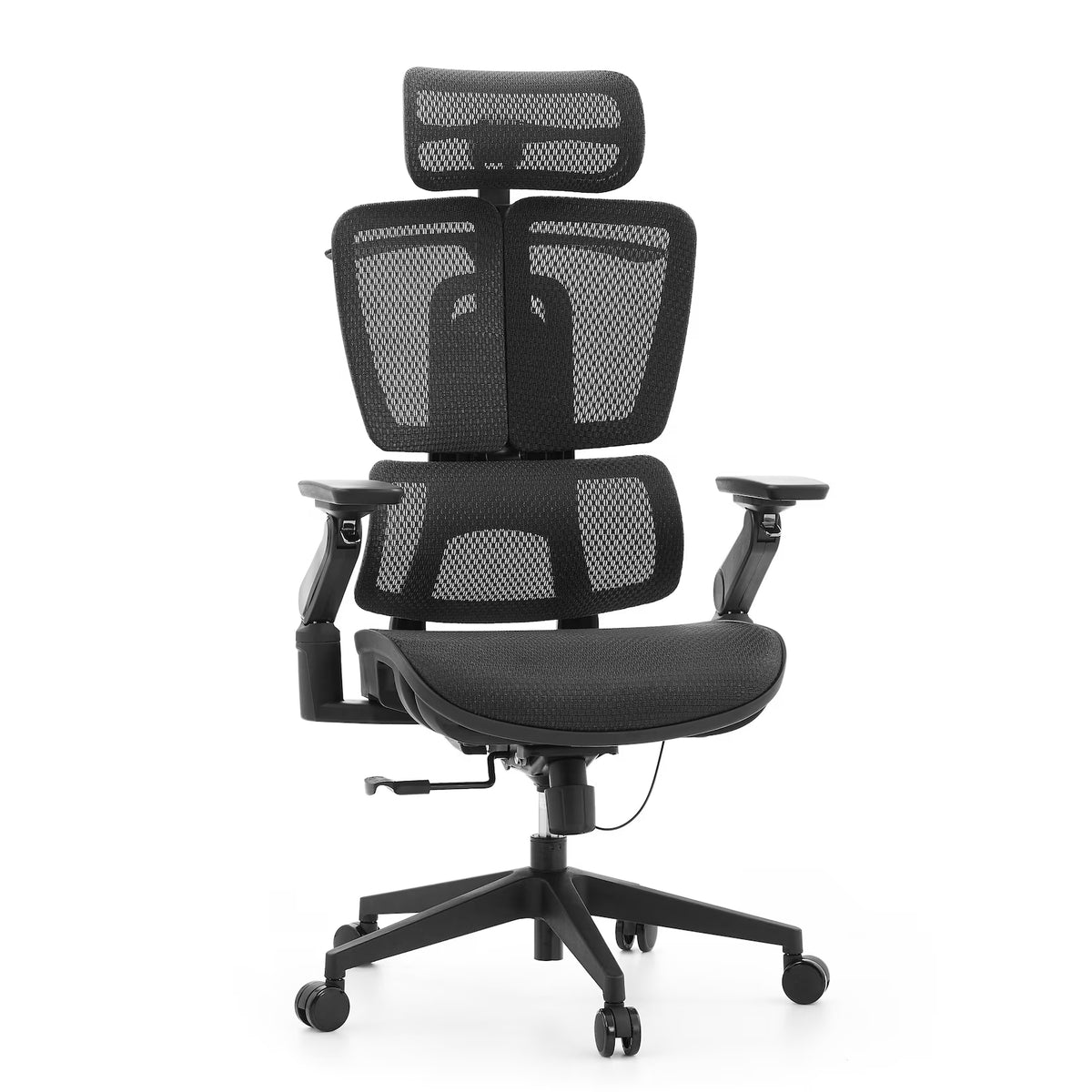 hjh OFFICE Bürostuhl Drehstuhl Sitzgelegenheit Ergo U2 Pro3 Netzstoff Schwarz - 4064323108405