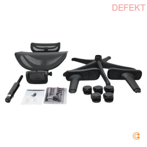 D-Ware Hjh Office Bürostuhl Drehstuhl Enjoy Ultra Gen2 Stoff Schwarz Defektware