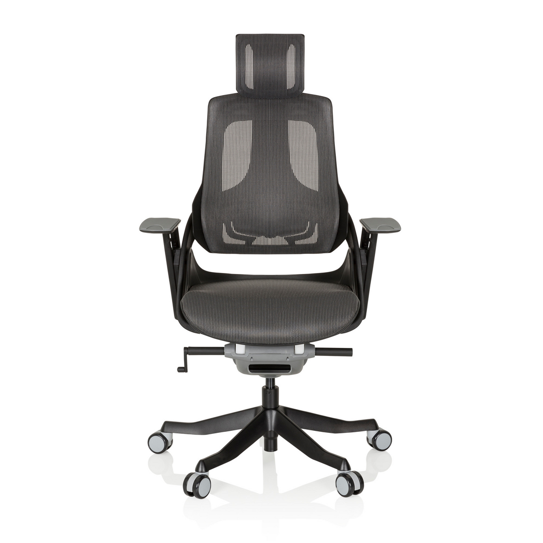 Hjh Office Profi Bürostuhl Spektre Black Netzstoff Mit Armlehnen Drehstuhl Stuhl B-Ware - 4251084667948