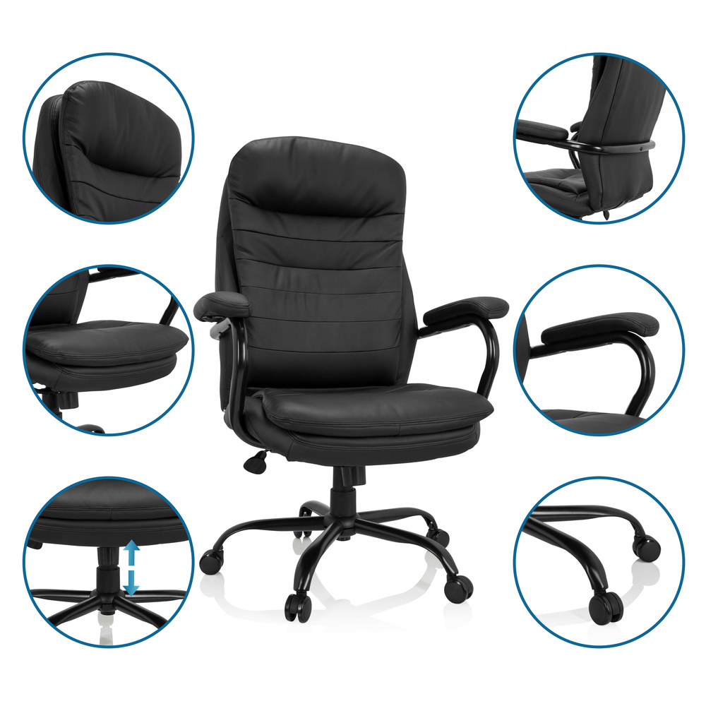 Hjh Office Relax Xxl B Drehstuhl Stuhl Bürostuhl Schreibtischstuhl Sitz B-Ware - 4064323023401