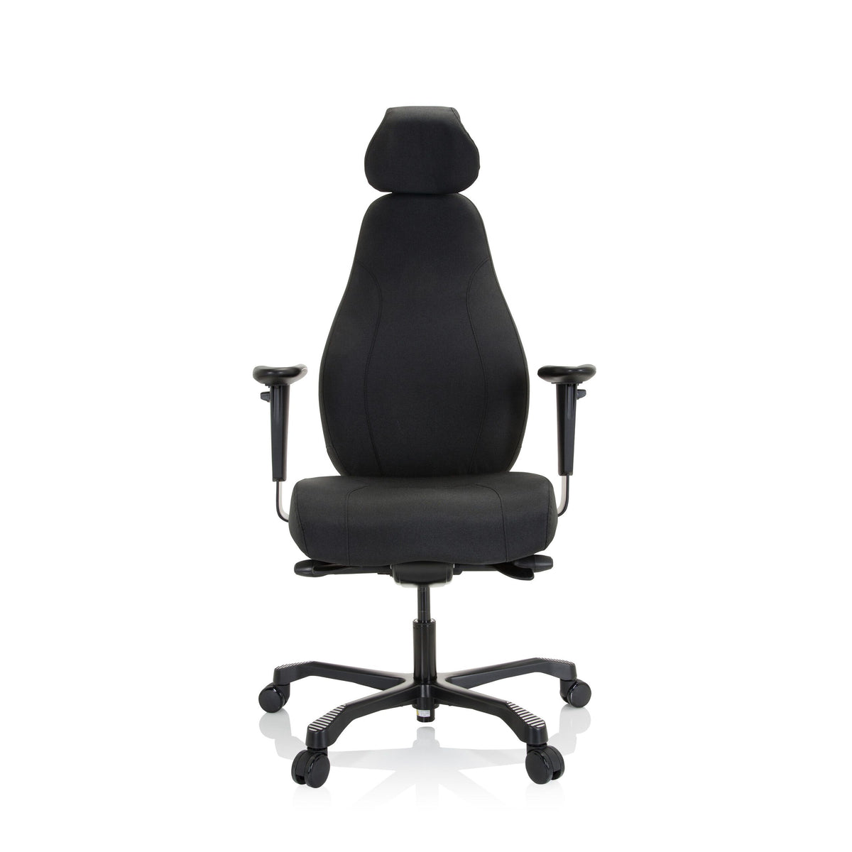 hjh OFFICE RESISTIO XXL Chefsessel Bürostuhl Drehstuhl Schwarz Ergonomisch - 4064323013563