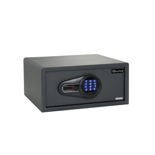 hjh OFFICE Safe Tresor SAFE COMPACT I Möbeltresor 25,5 l mit LED Display schwarz - 4064323013013